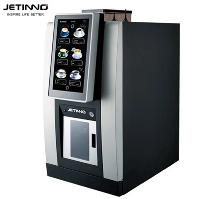 カウンタートップコーヒー自動販売機タッチ自動販売機14インチ垂直