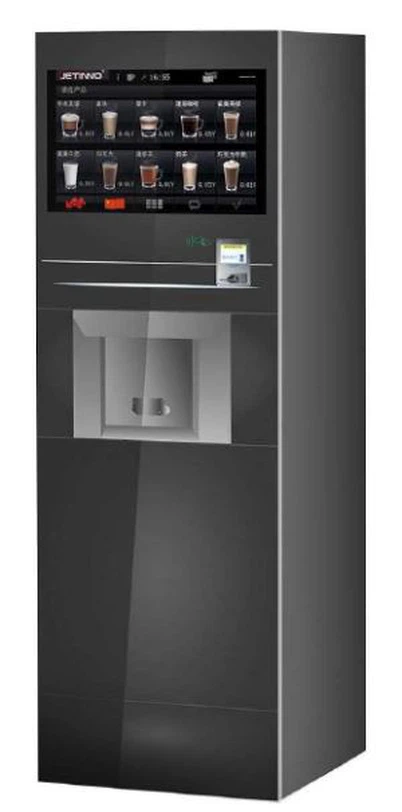 コーヒー自動販売機お茶自動販売機ホットドリンク自動販売機27インチスクリーン